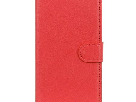 OnePlus 12 Litchi Læder Cover m. Pung - Rød on Sale