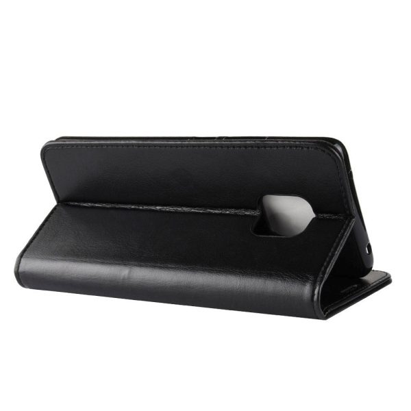 Huawei Mate 20 Pro Blank Læder Wallet Cover Sort For Discount