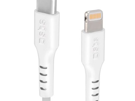 SBS USB-C til Lightning Kabel MFI - 1 Meter - 20W (PD) - Hvid Supply