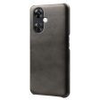 OnePlus Nord CE 3 Lite (5G) Læderbetrukket Plastik Cover - Sort Hot on Sale