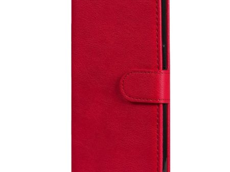 iPhone 15 Pro Max Læder Cover m. Pung og Strop - Rød Discount