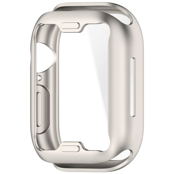 Apple Watch 10 (46mm) Fleksibelt Plast Cover m. Skærmbeskyttelse - Grå For Cheap