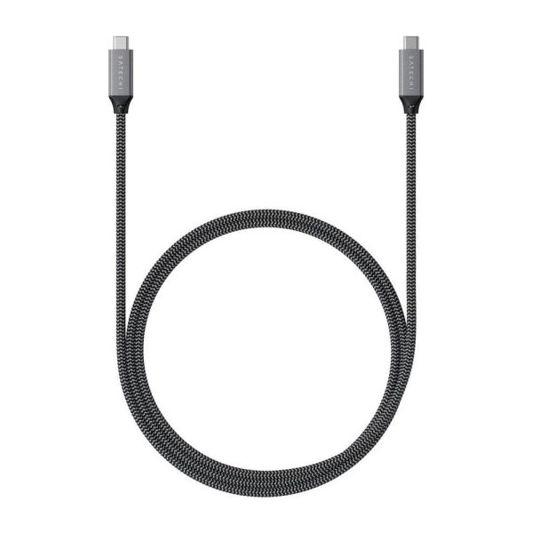 Satechi USB4 PD 100W USB-C til USB-C Kabel 80cm - Sort Hot on Sale