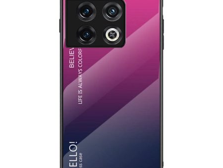 OnePlus 11 Cover m. Glas Bagside - Hello - Pink   Lilla Hot on Sale