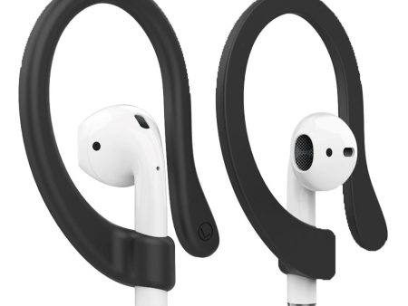 AirPods   AirPods Pro Magnetisk Silikone Earhook - Sort Hot on Sale