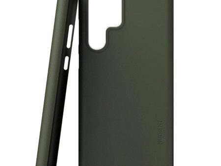 Nudient Thin Case V3 Samsung Galaxy S22 Ultra Cover - Pine green For Cheap