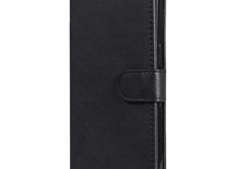 iPhone 15 Pro Max Læder Cover m. Pung og Strop - Sort Supply