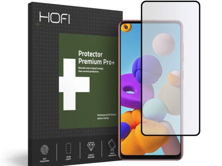 Samsung Galaxy A21s Hofi Premium Pro+ UltraFlex Full-fit Beskyttelsesfilm - Sort Kant Supply