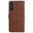 Samsung Galaxy A15 (5G)   A15 Læder Cover m. Pung og Strop - Brun Cheap