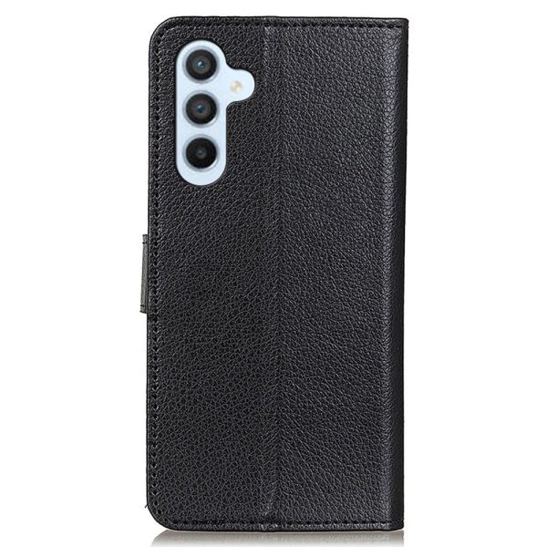 Samsung Galaxy A05s Litchi Læder Cover m. Pung - Sort on Sale