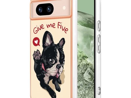 Google Pixel 8a Fleksibelt Plastik Cover m. Motiv - Hund Discount