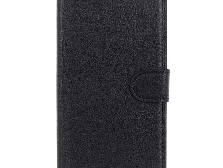 OnePlus 12 Litchi Læder Cover m. Pung - Sort Online Hot Sale