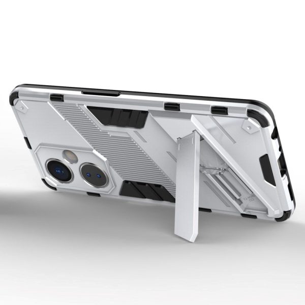 OnePlus Nord CE 3 Lite Hybrid Håndværker Cover m. Kickstand - Hvid Online