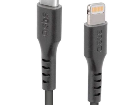 SBS USB-C til Lightning Kabel MFI - 1 Meter - 480 Mbit s - Sort Cheap