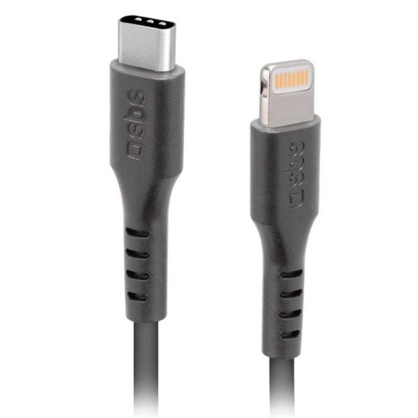 SBS USB-C til Lightning Kabel MFI - 1 Meter - 480 Mbit s - Sort Cheap