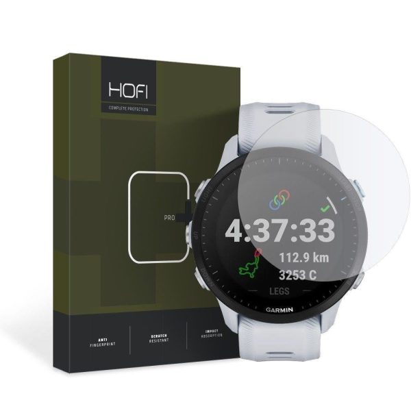 Garmin Forerunner 955   955 Solar Hofi Glass Pro+ Skærmbeskyttelse - Gennemsigtig Supply