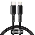 Baseus High Density 20W PD USB-C til Lightning Kabel - 1m - Sort For Discount