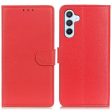 Samsung Galaxy A05s Litchi Læder Cover m. Pung - Rød For Sale