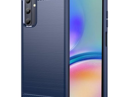 Samsung Galaxy A05s Brushed Carbon Cover - Blå Online now