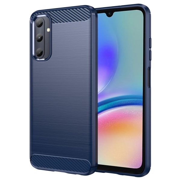 Samsung Galaxy A05s Brushed Carbon Cover - Blå Online now