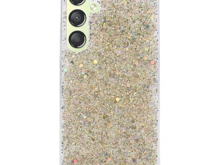 Samsung Galaxy S24 Glitter Cover - Guld Discount