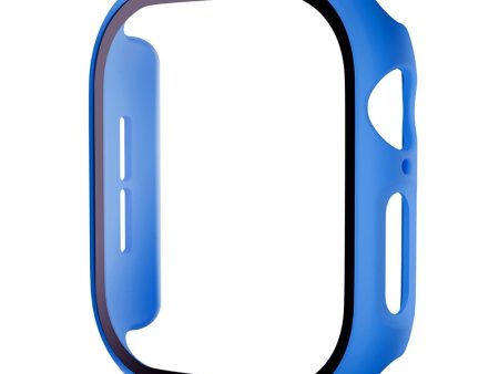 Apple Watch 10 (46mm) Hård Plast Cover m. Indbygget Skærmbeskyttelse - Blå Online now