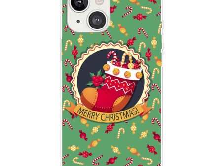 iPhone 15 Plus Fleksibelt Plastik Jule Cover - Merry Christmas - Julesok Online Sale