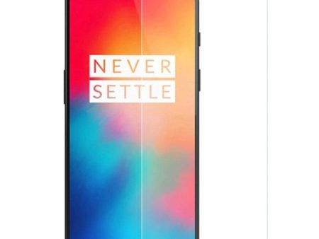 OnePlus 6T Beskyttelsesglas - Case Friendly - Skærmbeskyttelse - Gennemsigtig Sale