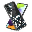 Samsung Galaxy S24 Fleksibelt Gennemsigtigt Cover m. Print - Blomster For Cheap