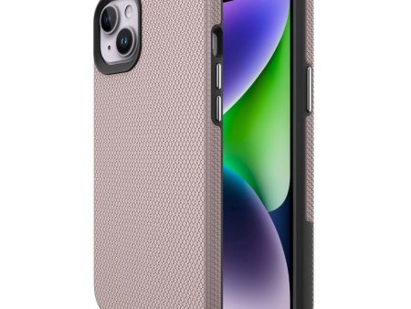 iPhone 15 Plus Plastik Håndværker Cover - Rose Gold For Discount