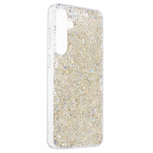 Samsung Galaxy S24 Glitter Cover - Guld Discount