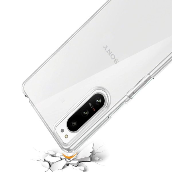 Sony Xperia 5 IV Fleksibelt TPU Plastik Cover - Gennemsigtig Sale