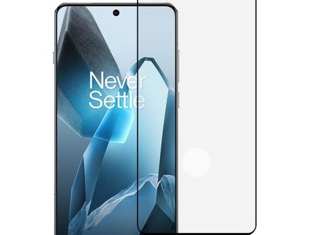 OnePlus 13 Full Fit Skærmbeskyttelsesglas - Gennemsigtig Sort Kant For Sale