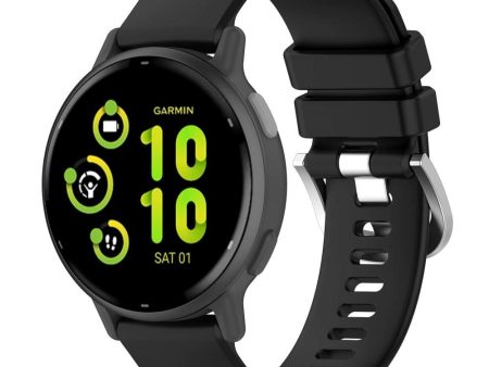 Garmin Vivoactive 5 Silikone Rem - Sort Hot on Sale