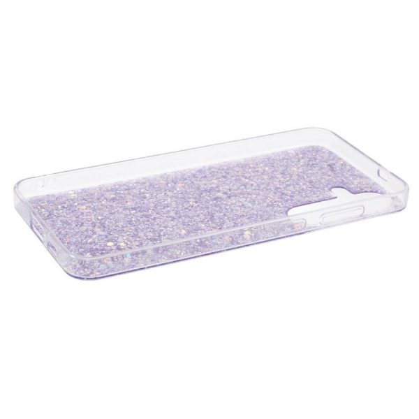 Samsung Galaxy S24 Glitter Cover - Lilla on Sale