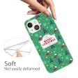 iPhone 15 Plus Fleksibelt Plastik Jule Cover - Merry Christmas - Juletema Fashion